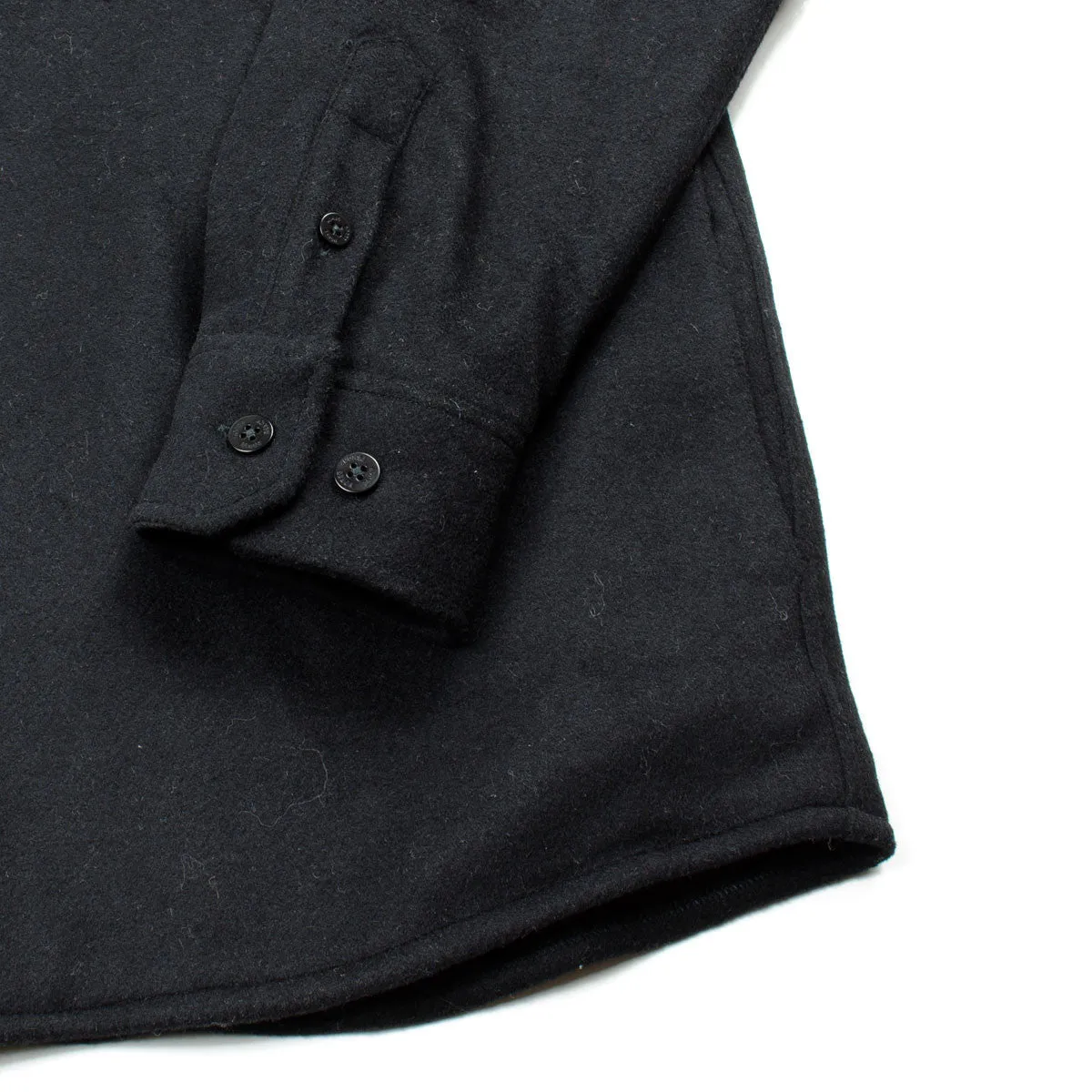 Norse Projects - Villads Melton Overshirt - Black