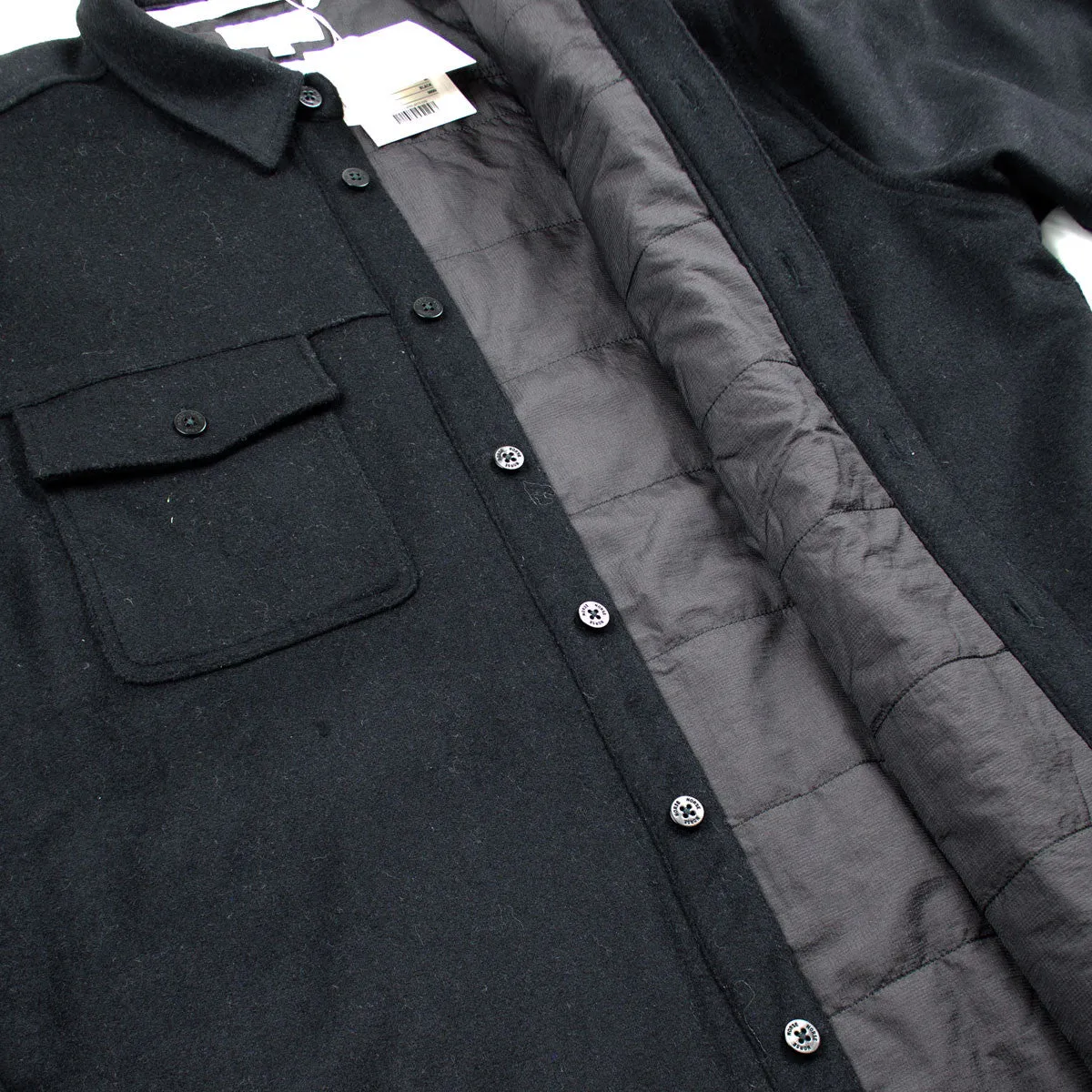 Norse Projects - Villads Melton Overshirt - Black