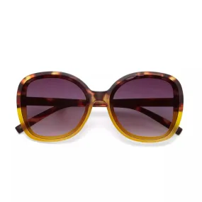 Okkia  - ANNA Butterfly Sunglasses - Havana Yellow