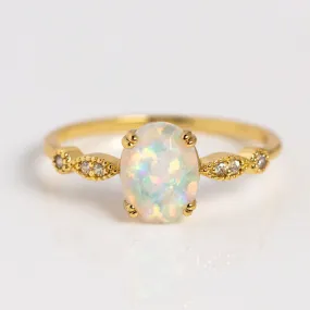 Opal Fire Ring