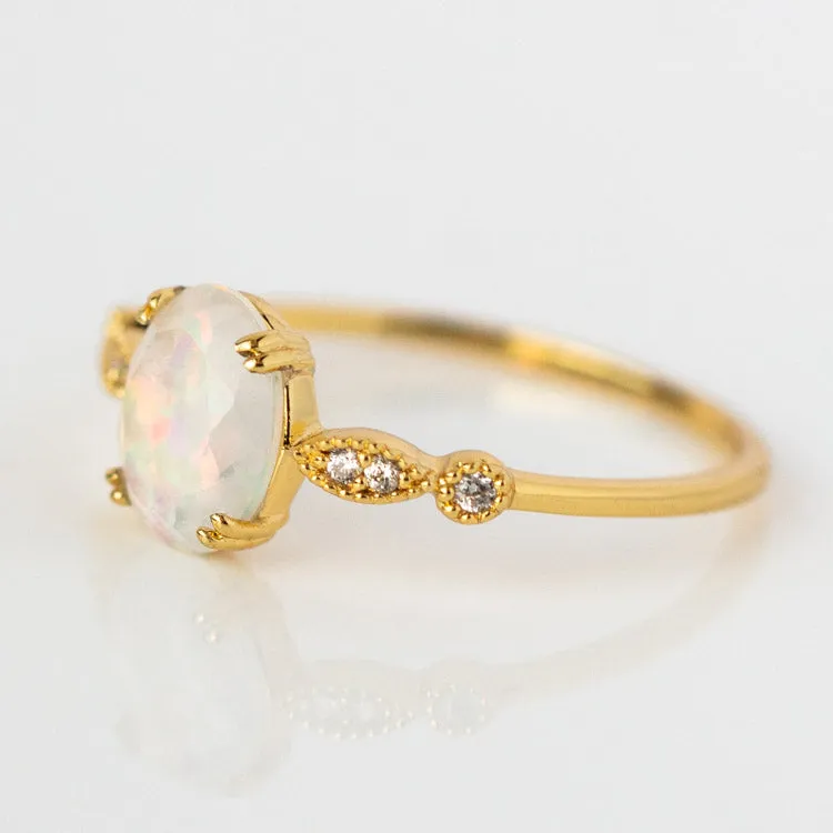 Opal Fire Ring