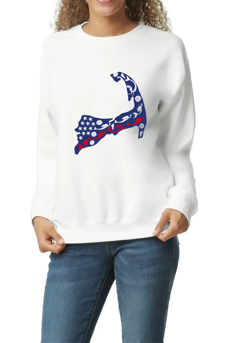 Patriotic Cape Mermaid Sweatshirt