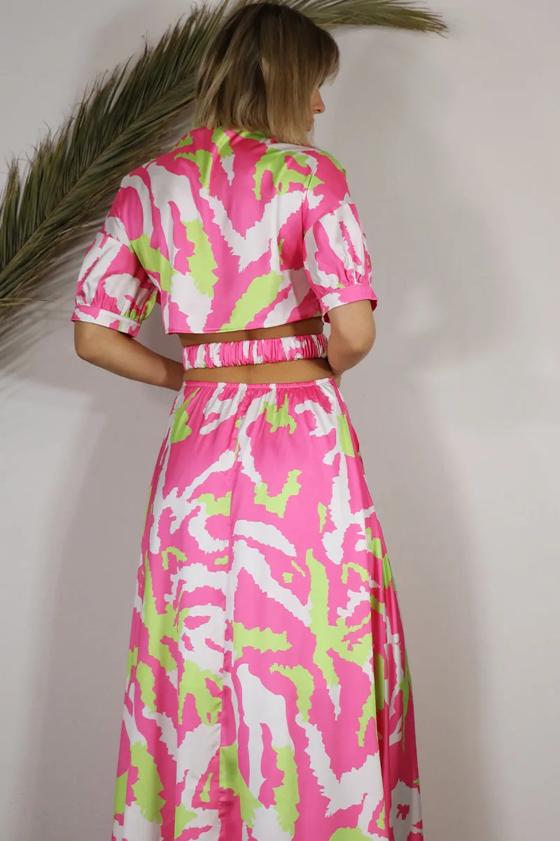 Pink Martini Printed Maxi Dress