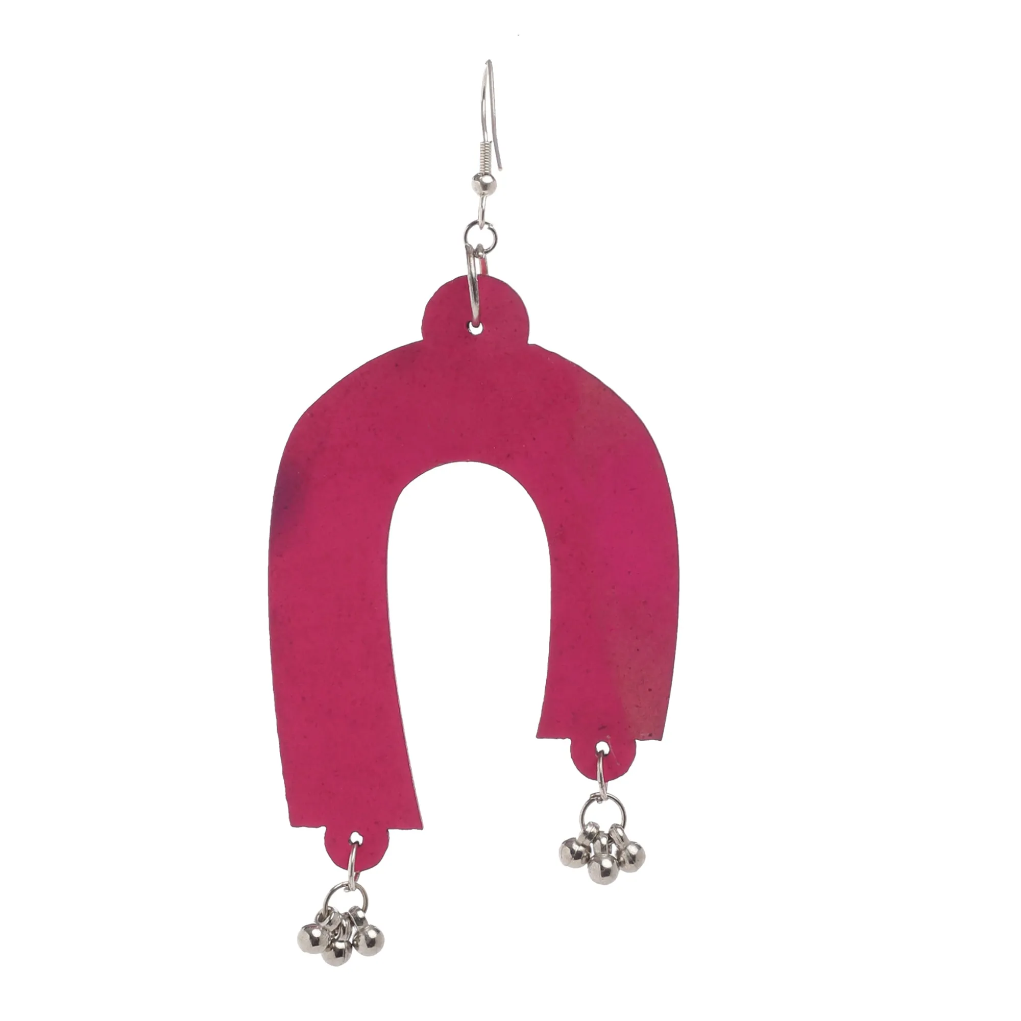 Pink Mirror Earring