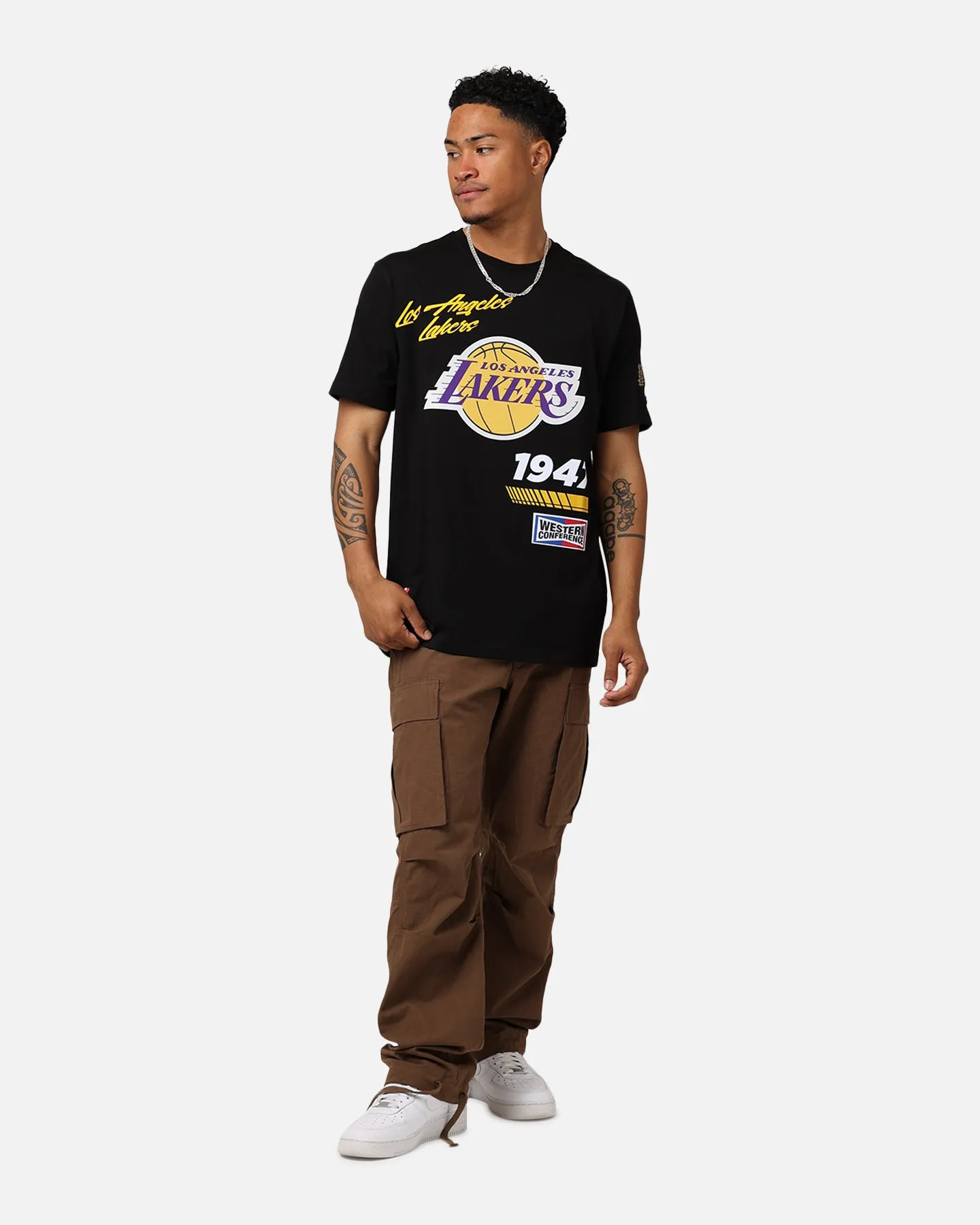 Pro Standard Los Angeles Lakers Fast Lane SJ T-Shirt Black