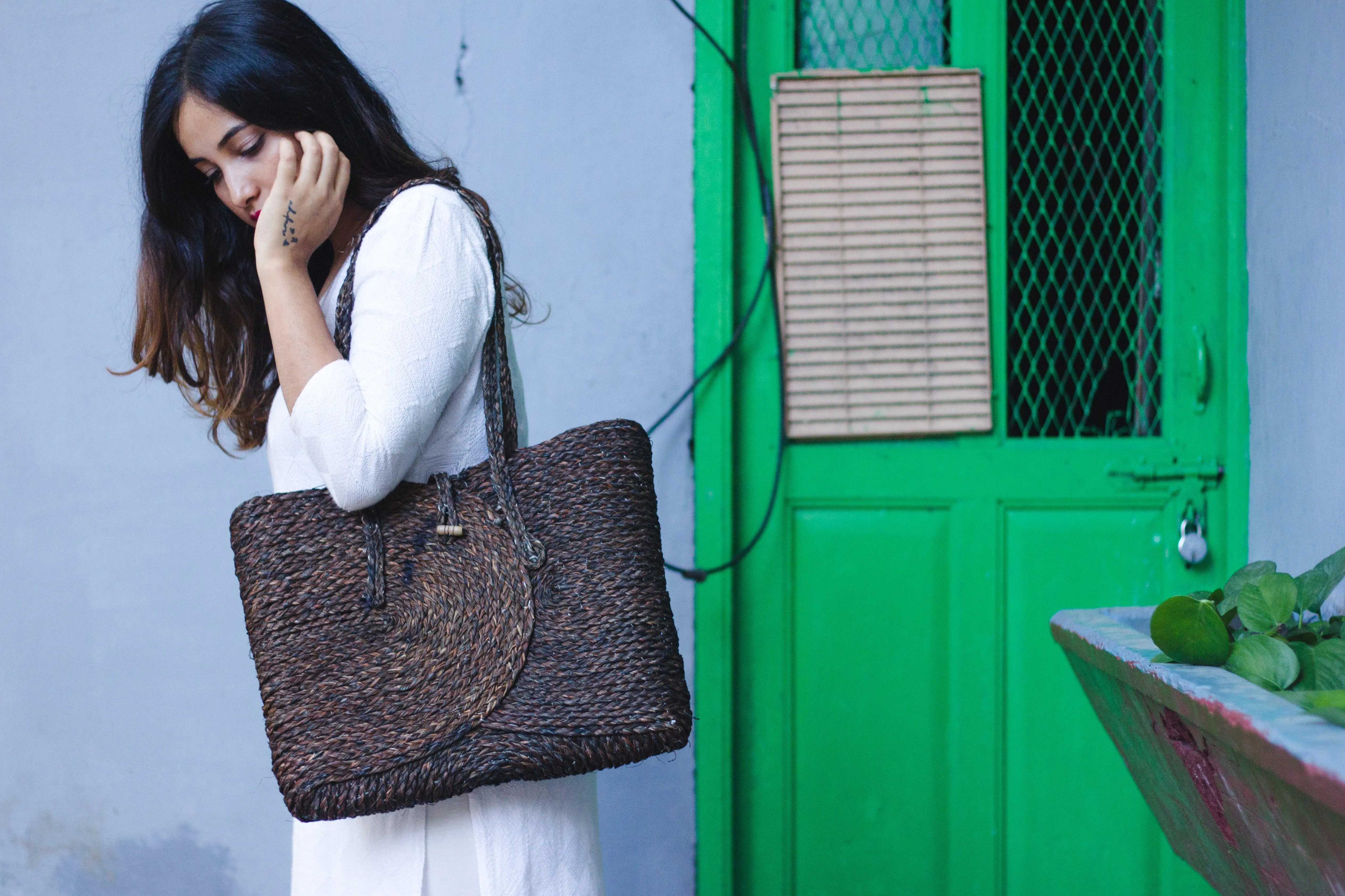 Sabai bag - brown laptop bag