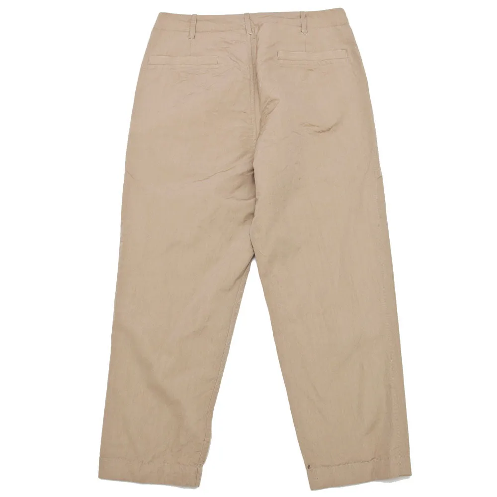 Sage de Cret 9/10 Length Peg Top Pants Beige