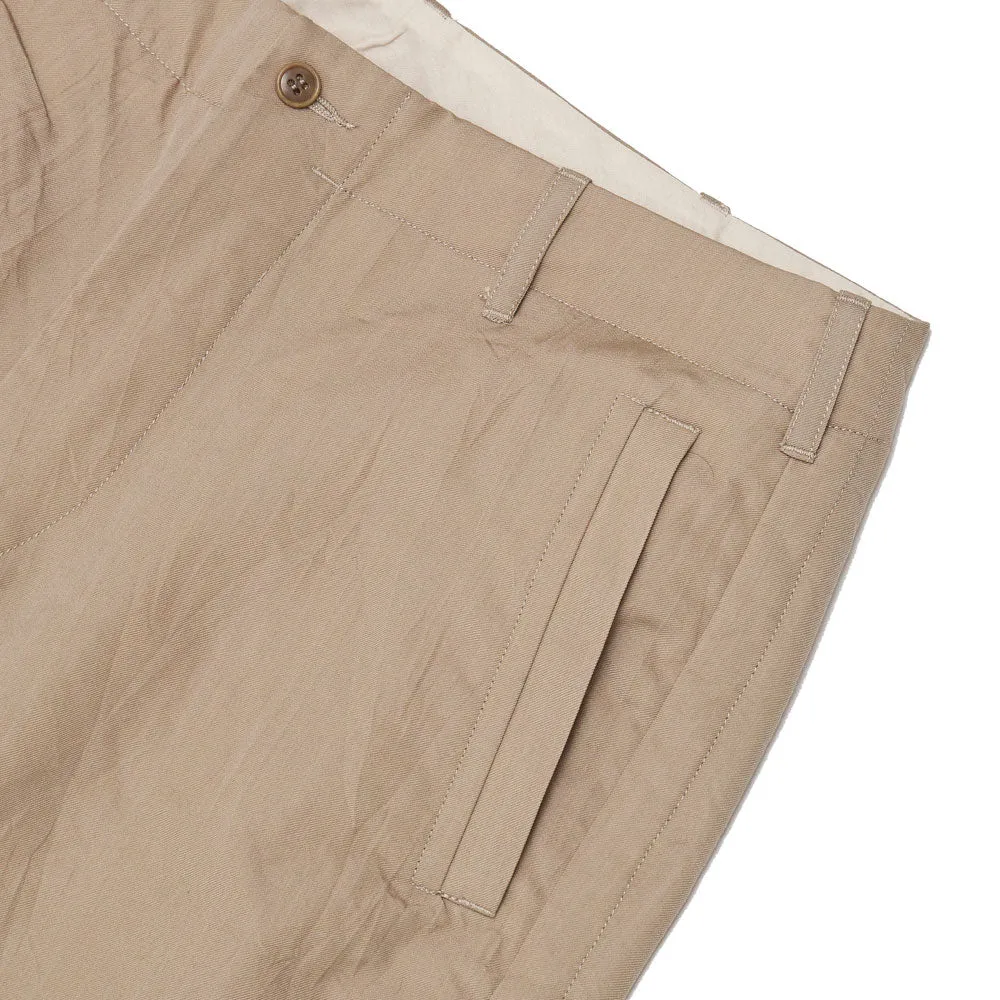 Sage de Cret 9/10 Length Peg Top Pants Beige