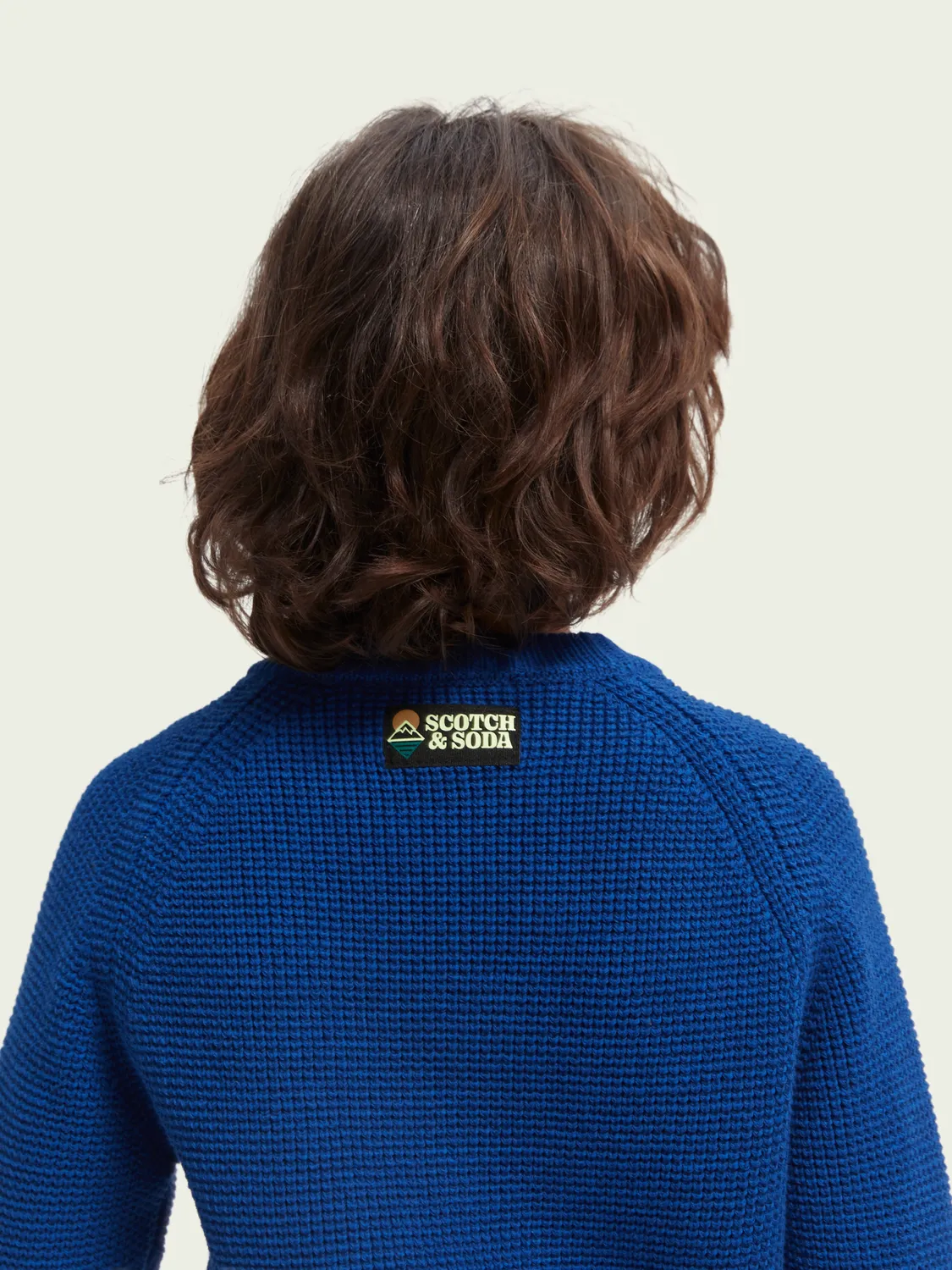 Scotch & Soda Boys Cable Knit Pullover _Blue 167733-4869