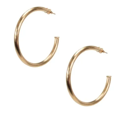 Sheila Fajl Smaller Favorite Tubular Hoop Earrings in Rose Gold