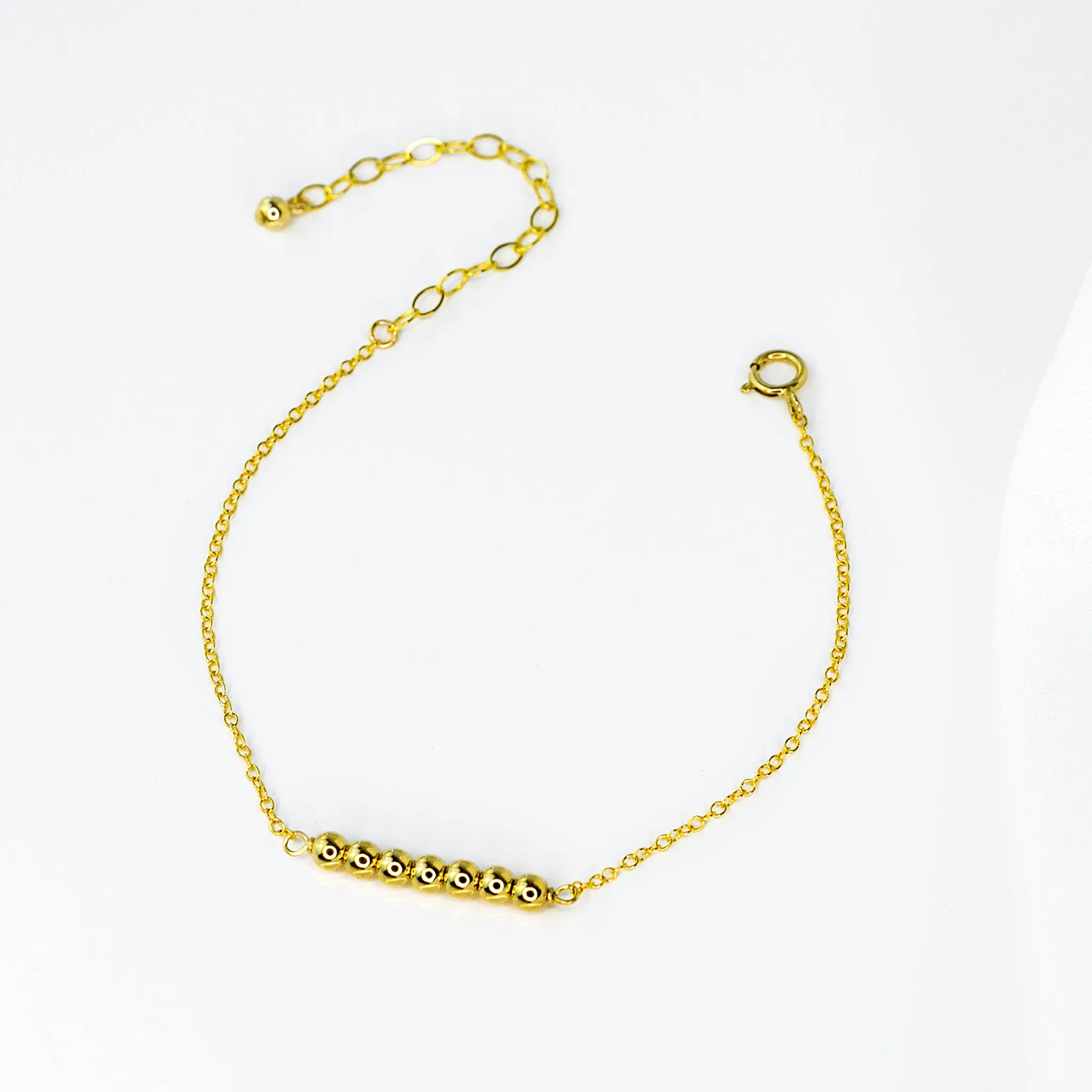 Shimmer Dot Arc Bracelet