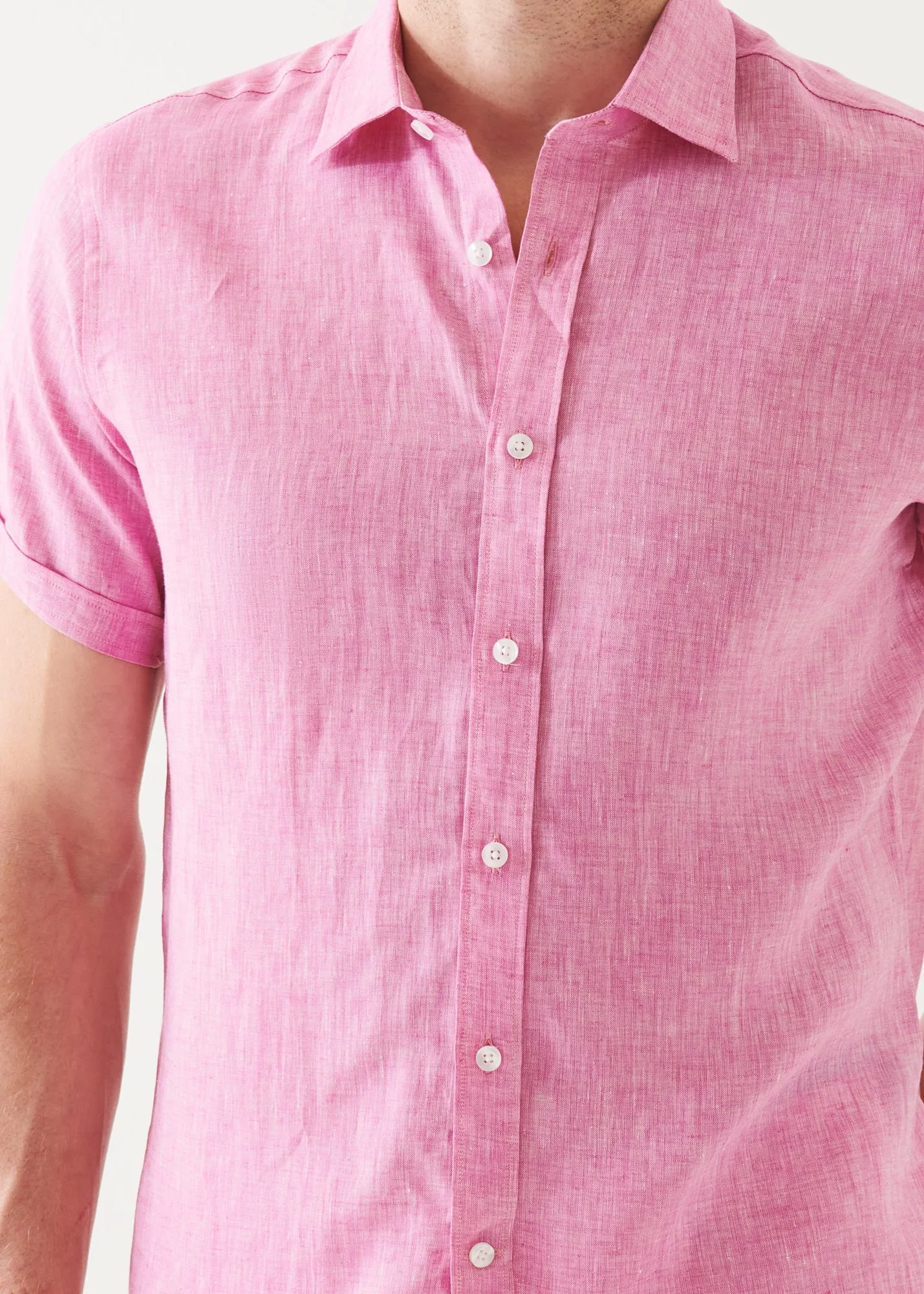 SHORT SLEEVE LINEN SHIRT