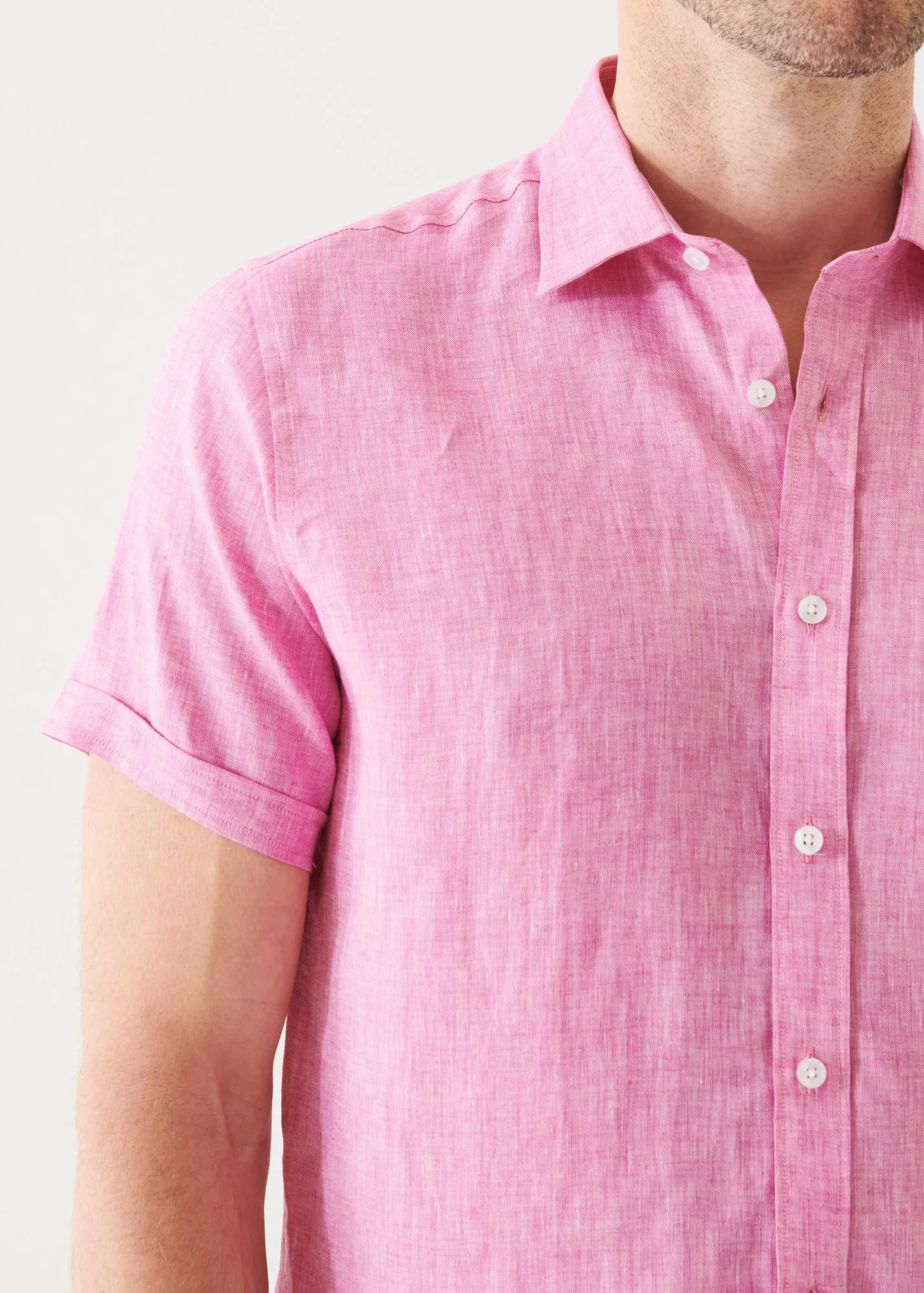 SHORT SLEEVE LINEN SHIRT