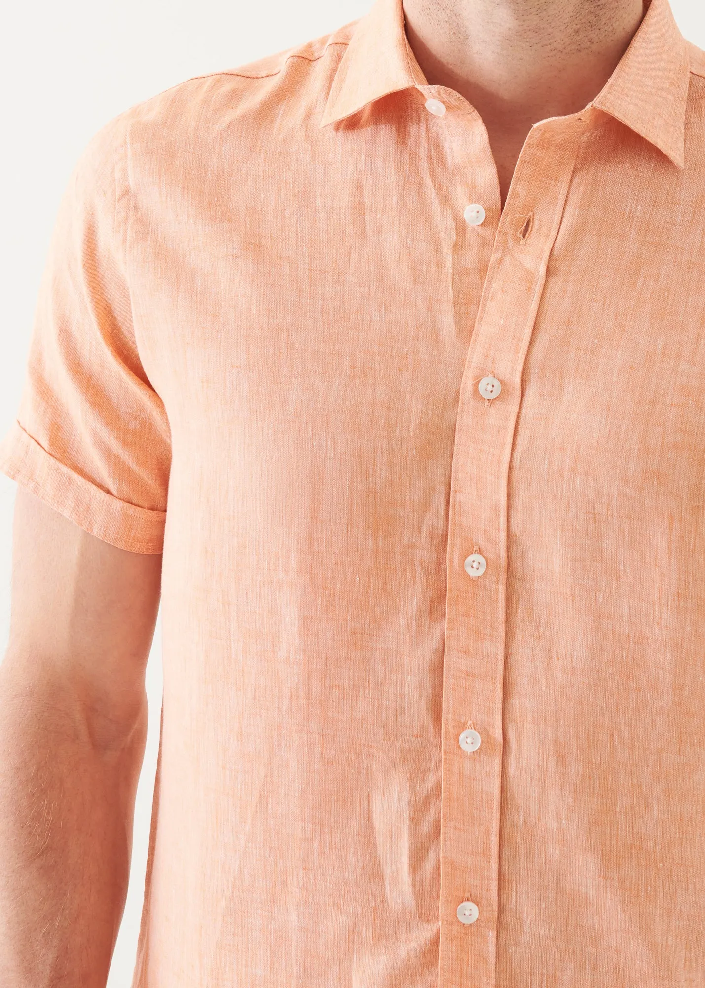 SHORT SLEEVE LINEN SHIRT