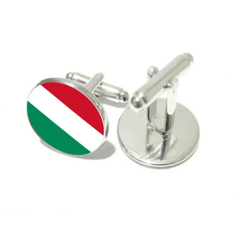 Soccer Team Hungary Greece Italy Jamaica Spain Swank Cufflinks