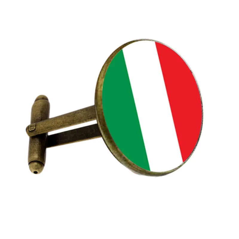 Soccer Team Hungary Greece Italy Jamaica Spain Swank Cufflinks