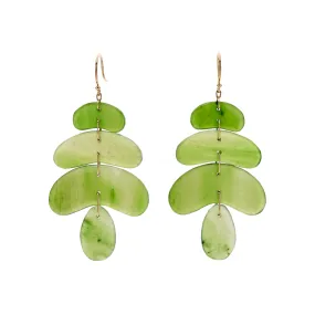 TenThousandThings 18k Small Totem Jade Earring