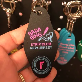 The Bada Bing Strip Club Keychain