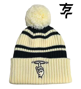 The Finger Pompom Beanie