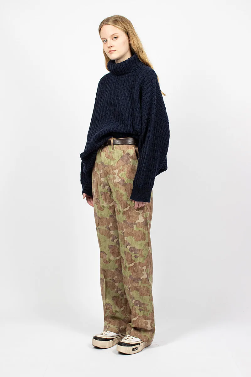 Trade Wind Herringbone Pant Camo