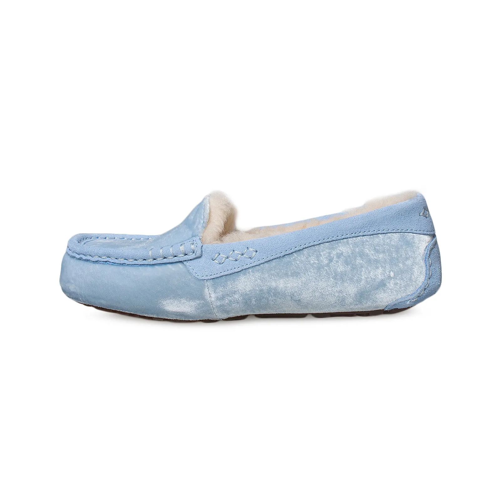 UGG Ansley Velvet Whisper Blue Slippers - Women's