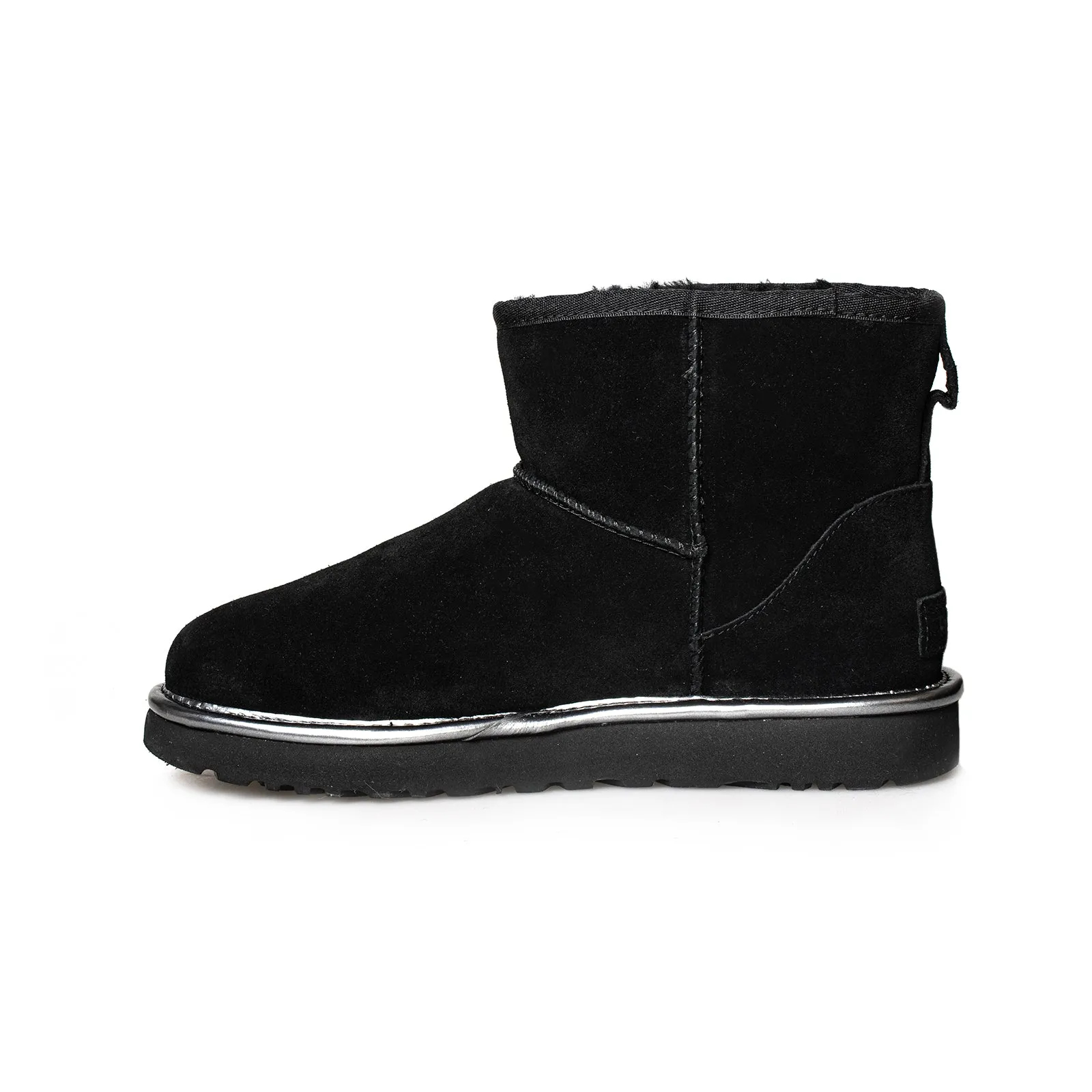 UGG Classic Mini Rubber Logo Black - Women's