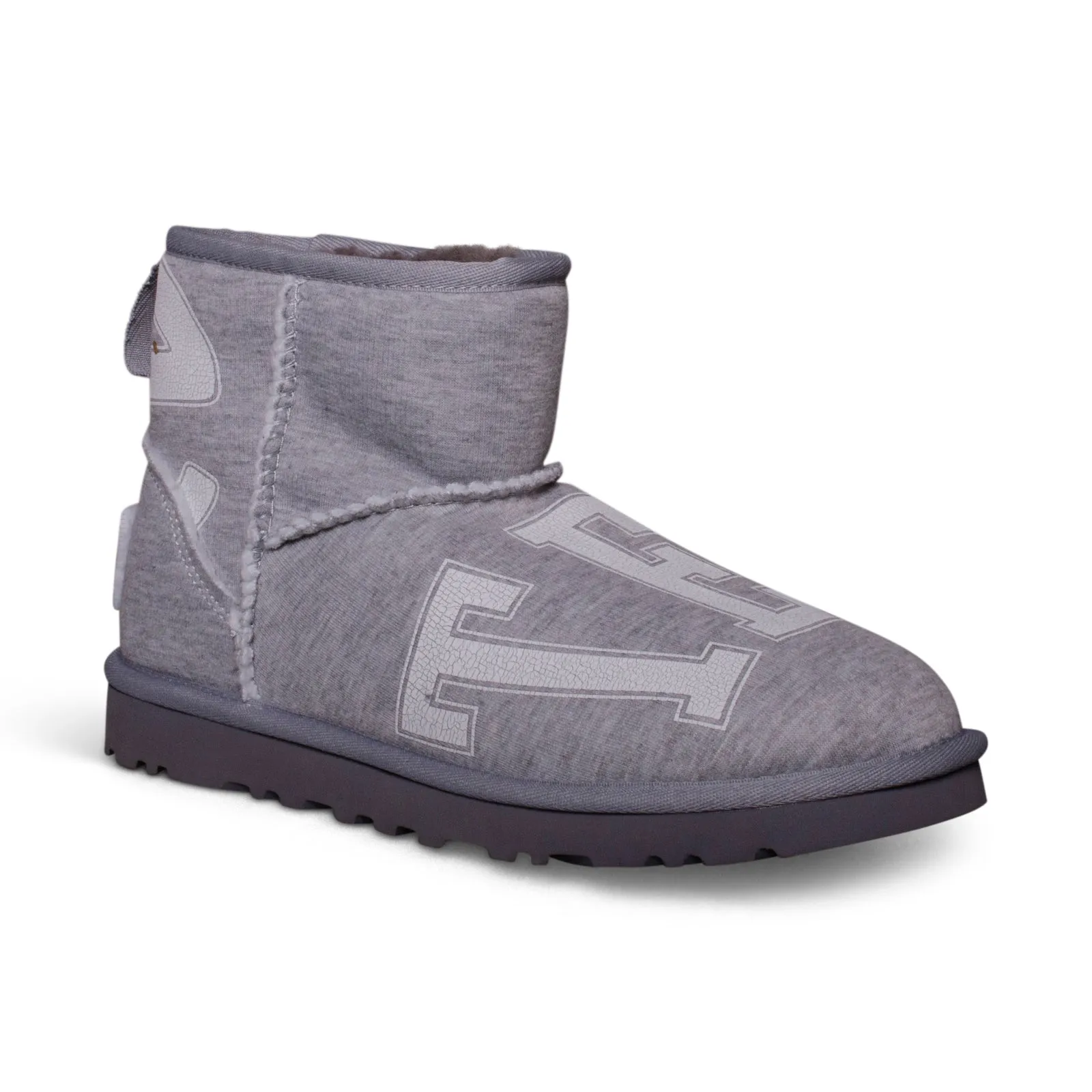 UGG X Telfar Fleece Mini Heather Grey Boots - Men's