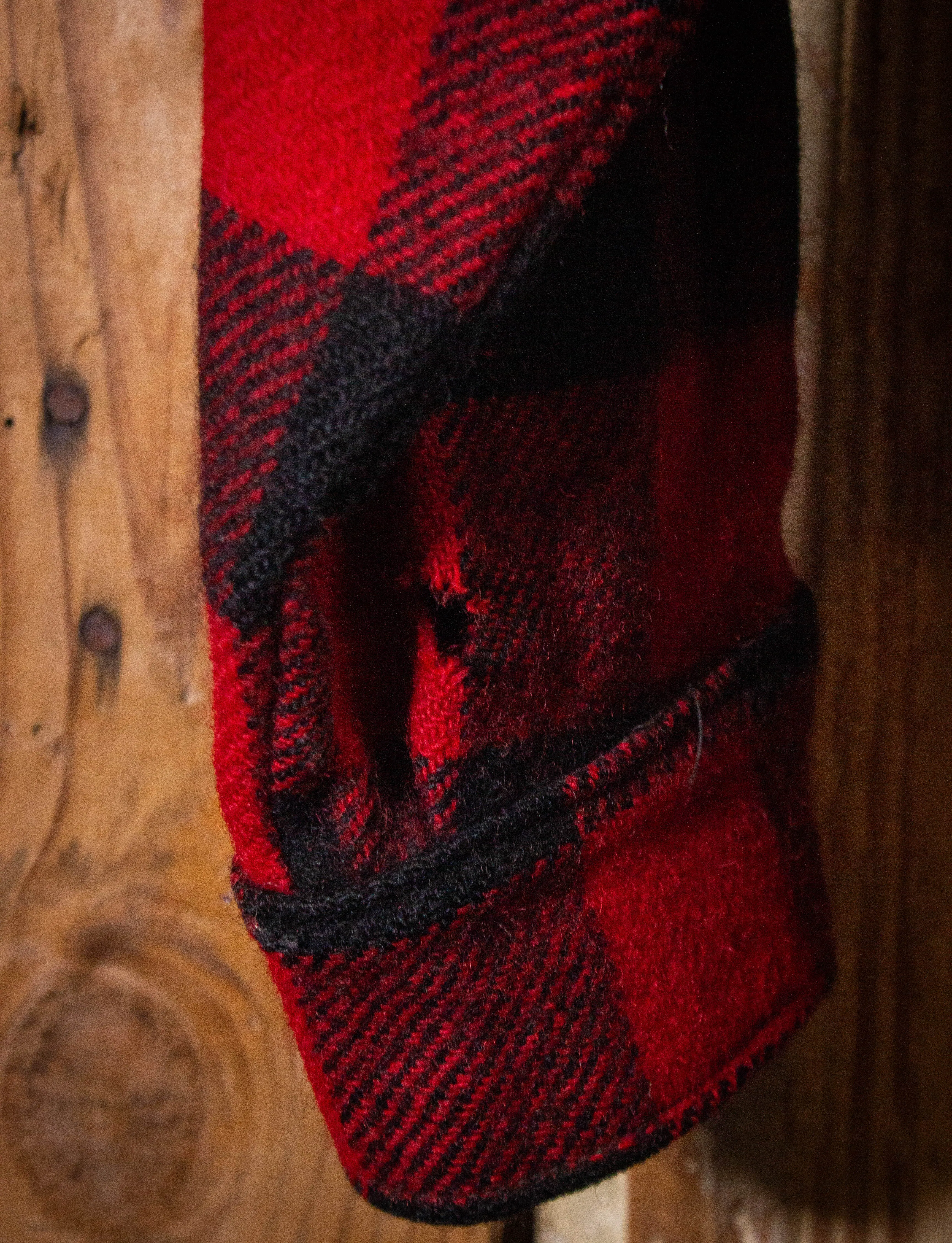 Vintage Buffalo Plaid Flannel Shirt Red/Black XL