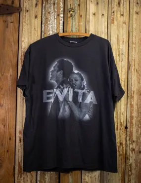 Vintage Evita Promo Graphic T Shirt 1996 Black XL