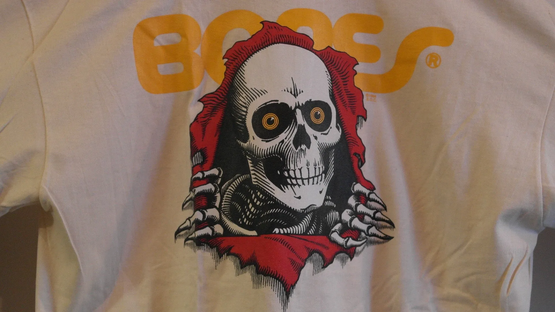 vintage powell peralta bones ripper t-shirt ~ L