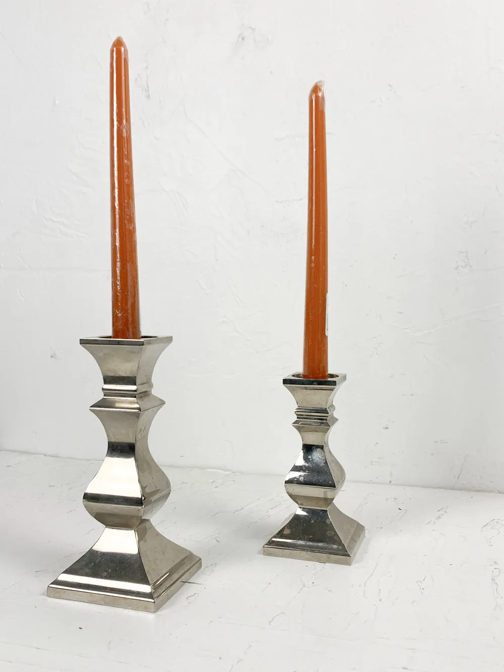 Vintage Silver Candlestick Set