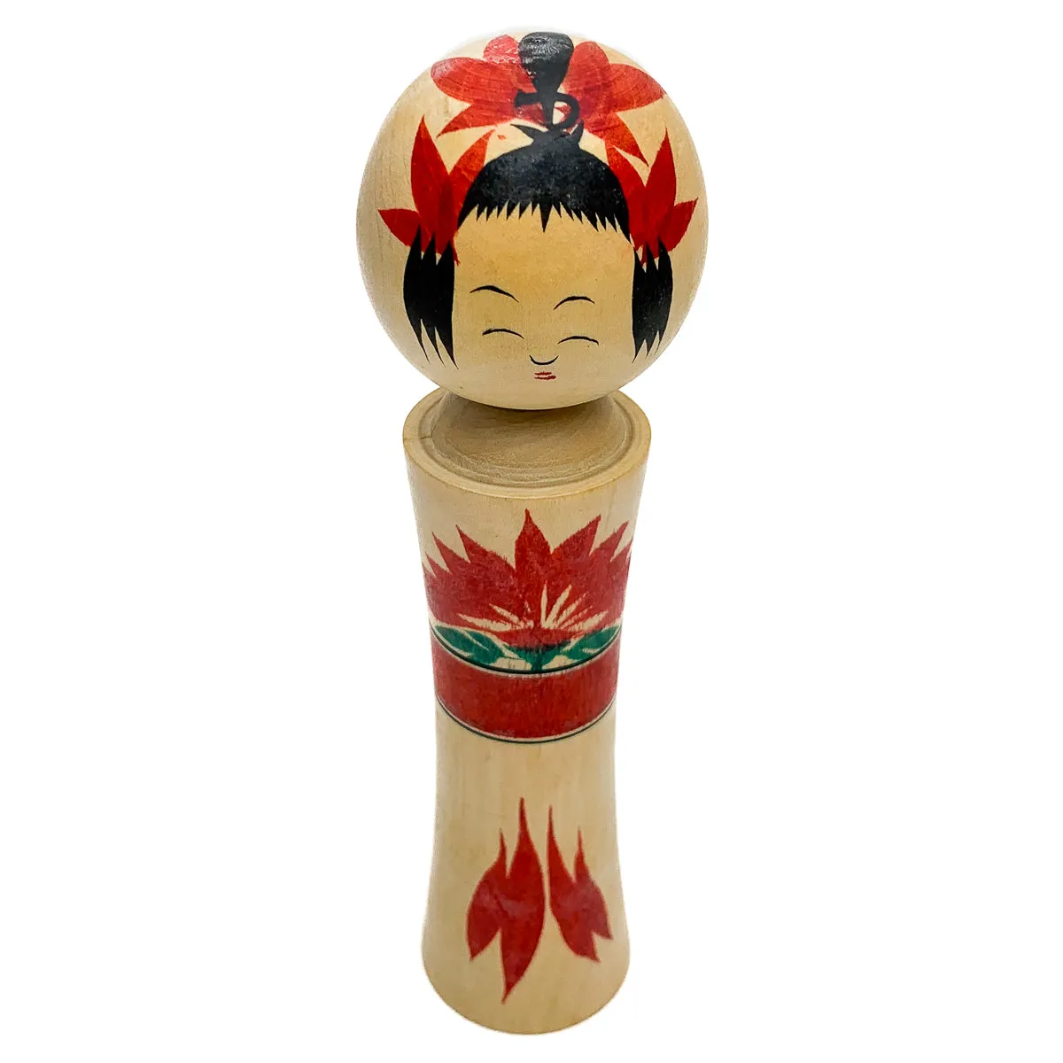 Vintage Wooden Kokeshi Doll, Japan #352