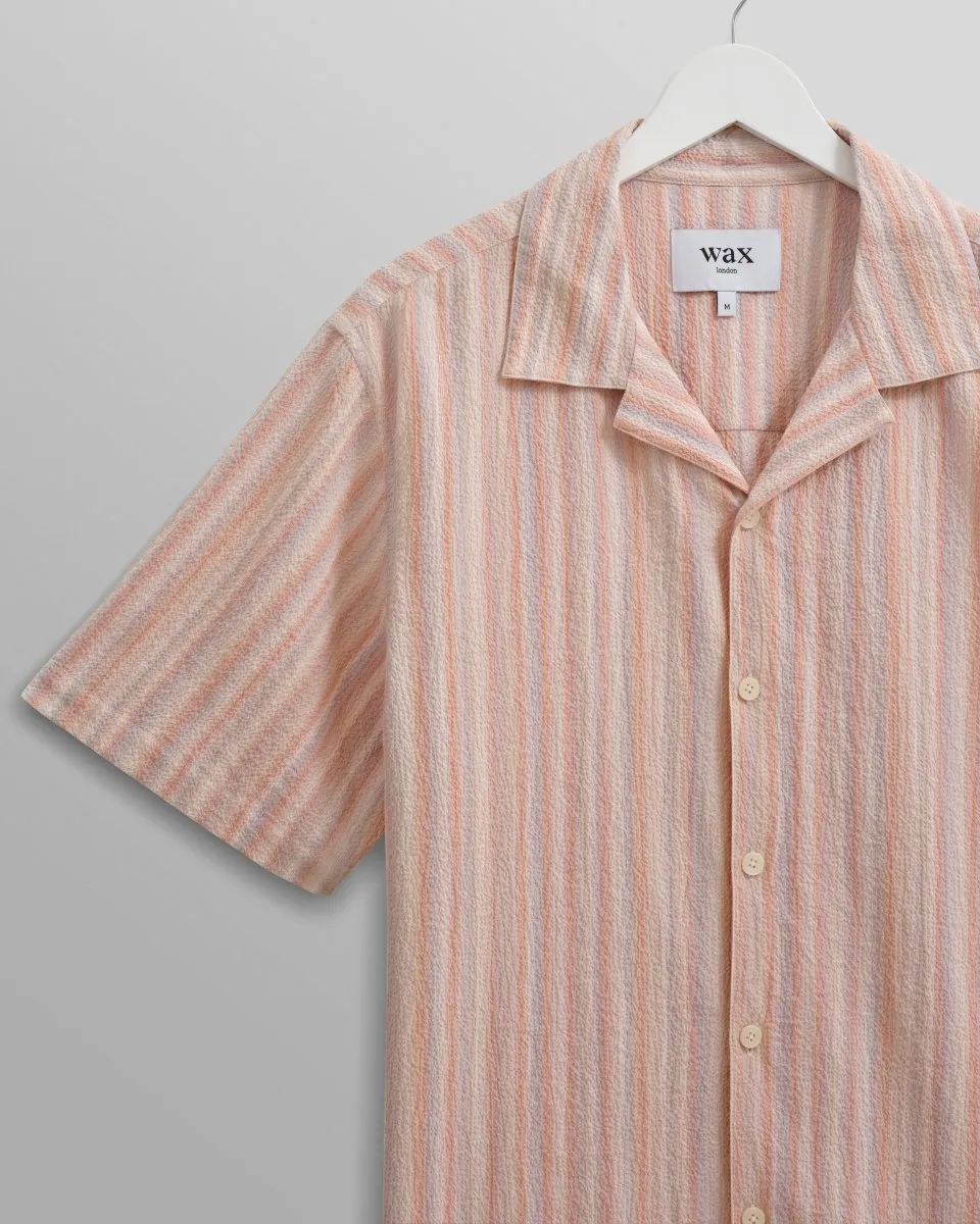 Wax L. DIDCOT SS SHIRT PASTEL STRIPE MULTI