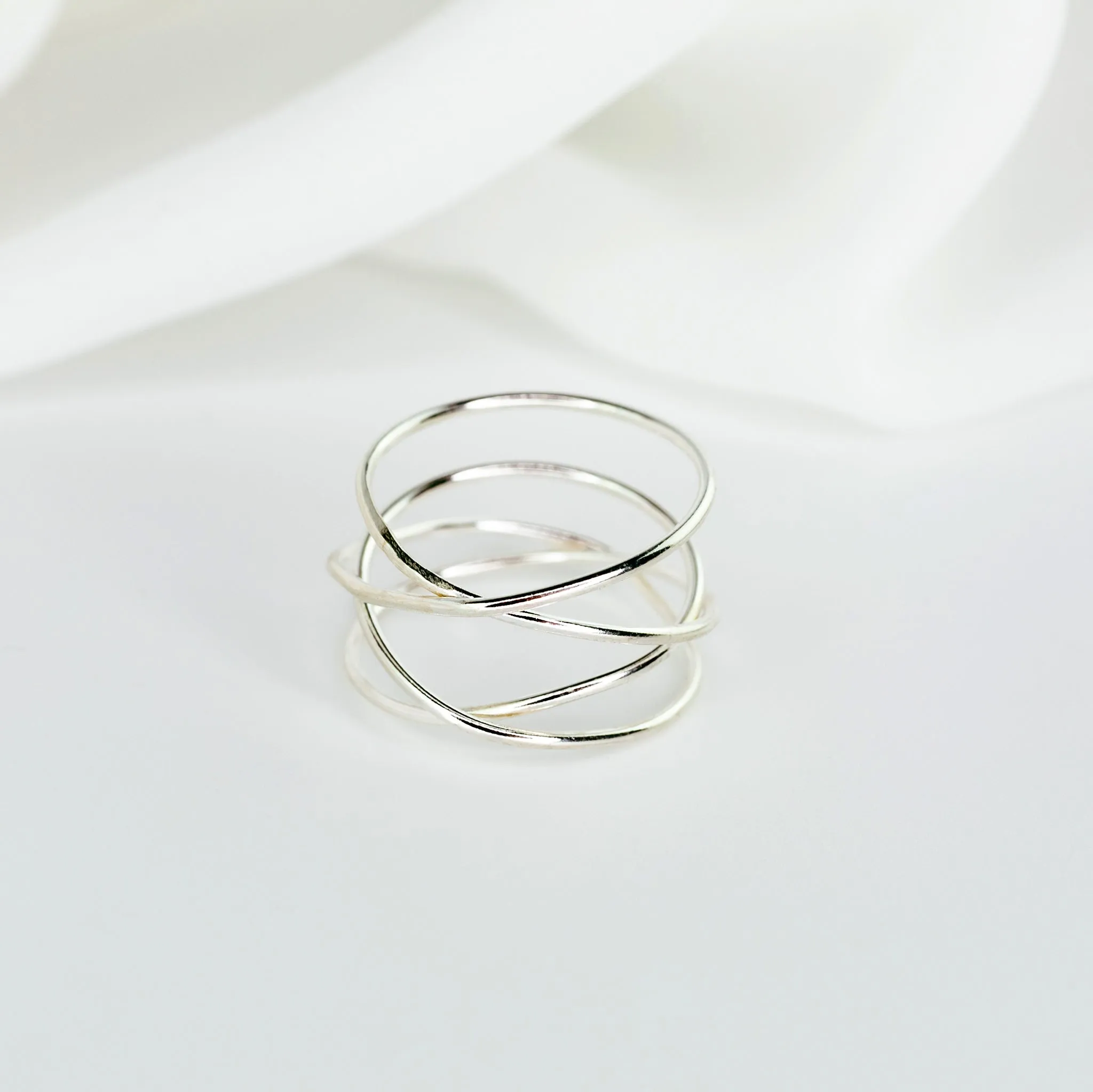 Woven 4-Band Ring