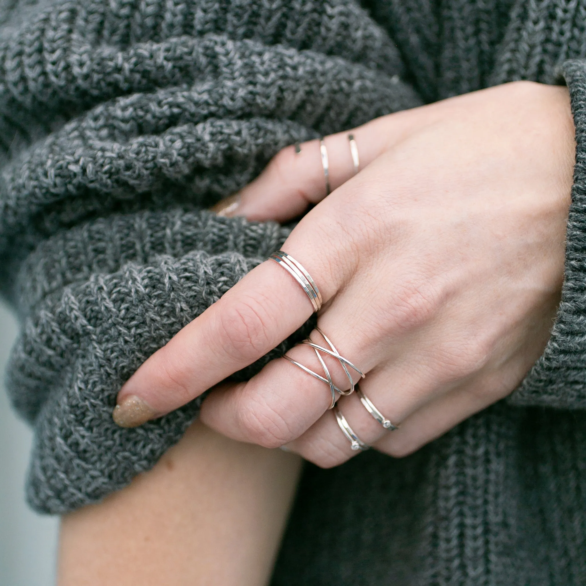 Woven 4-Band Ring