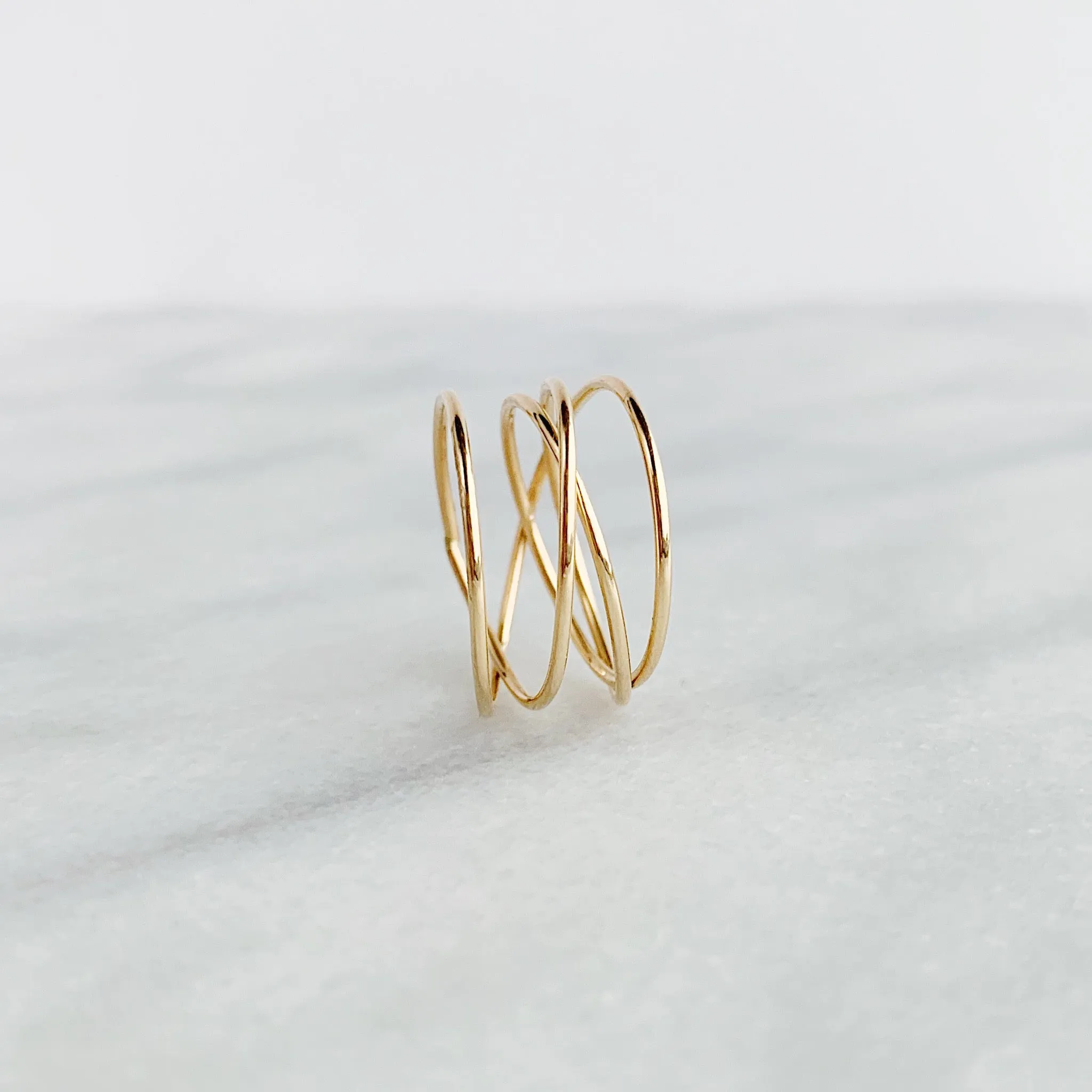 Woven 4-Band Ring