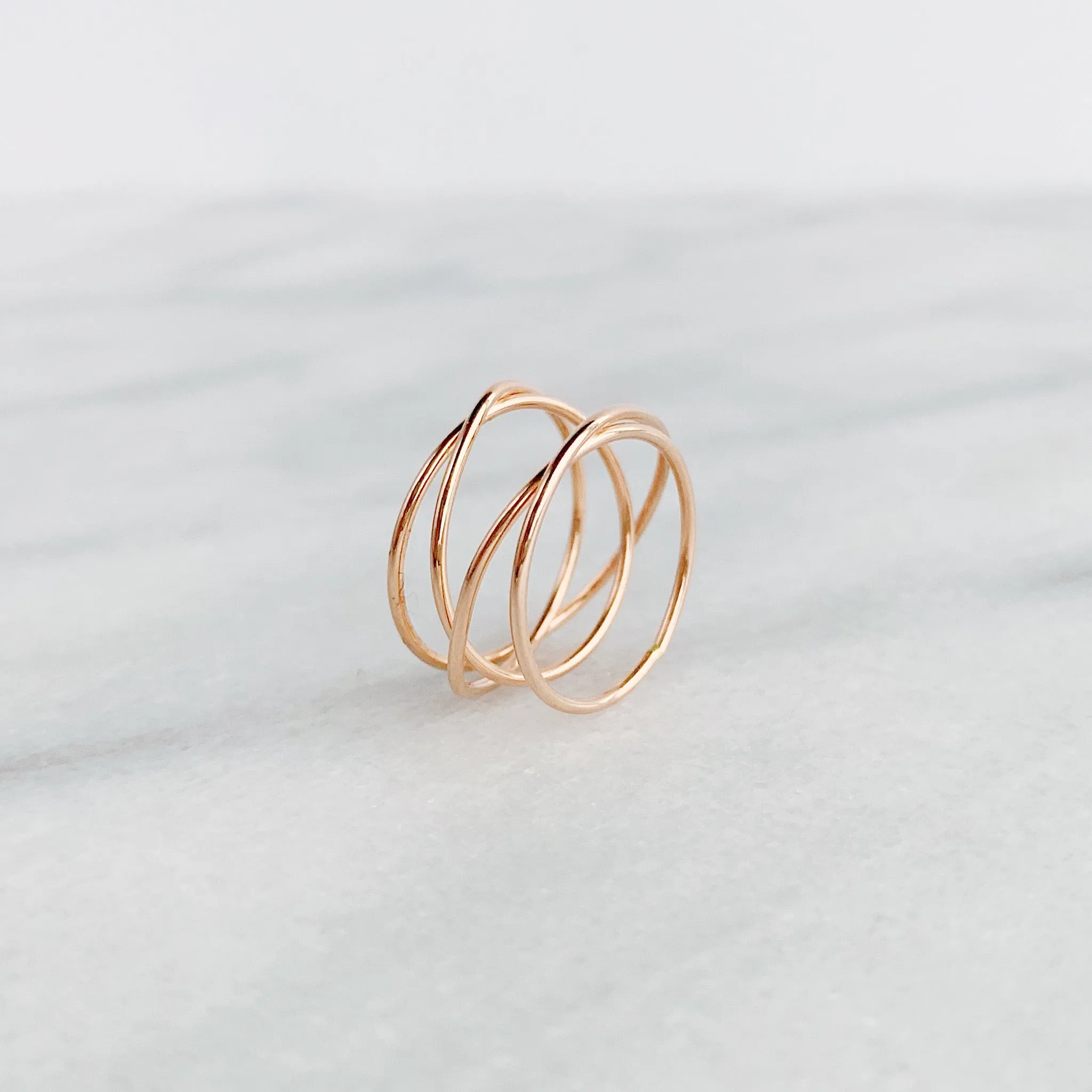 Woven 4-Band Ring