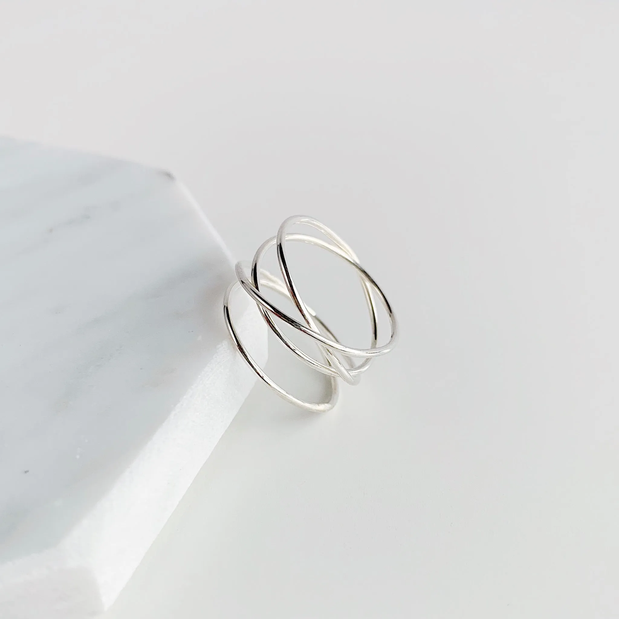 Woven 4-Band Ring