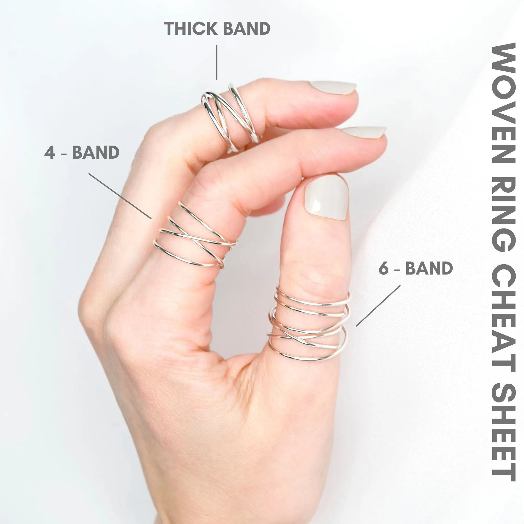 Woven 4-Band Ring