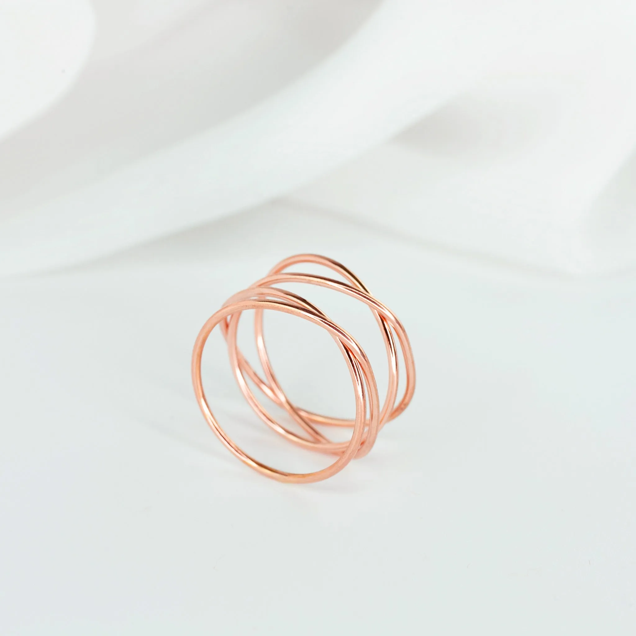 Woven 4-Band Ring