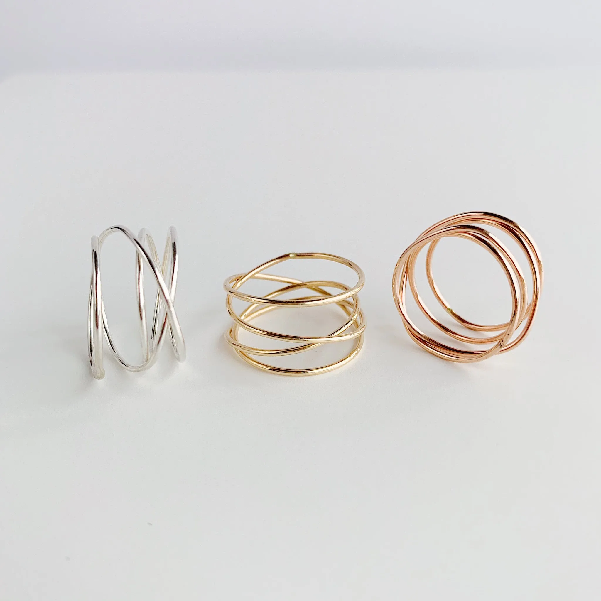 Woven 4-Band Ring