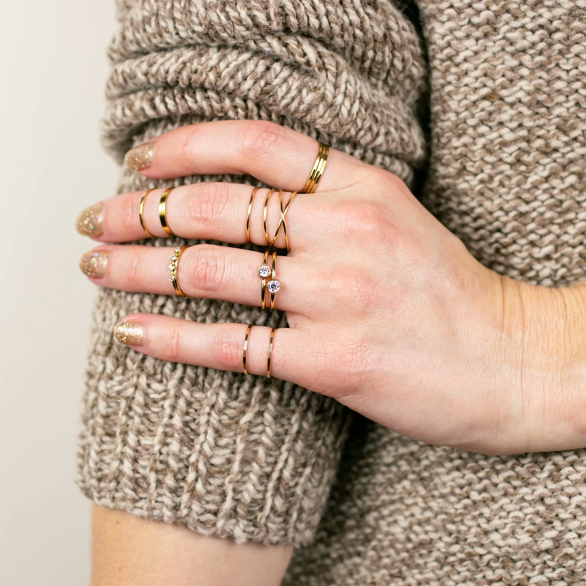 Woven 4-Band Ring